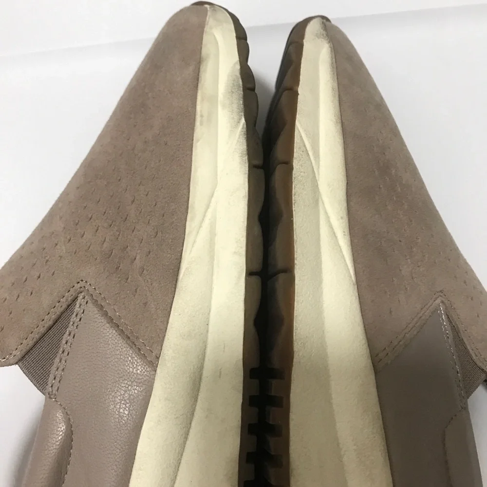 Naturalizer Selah turtle dove suede leather slip on sneakers